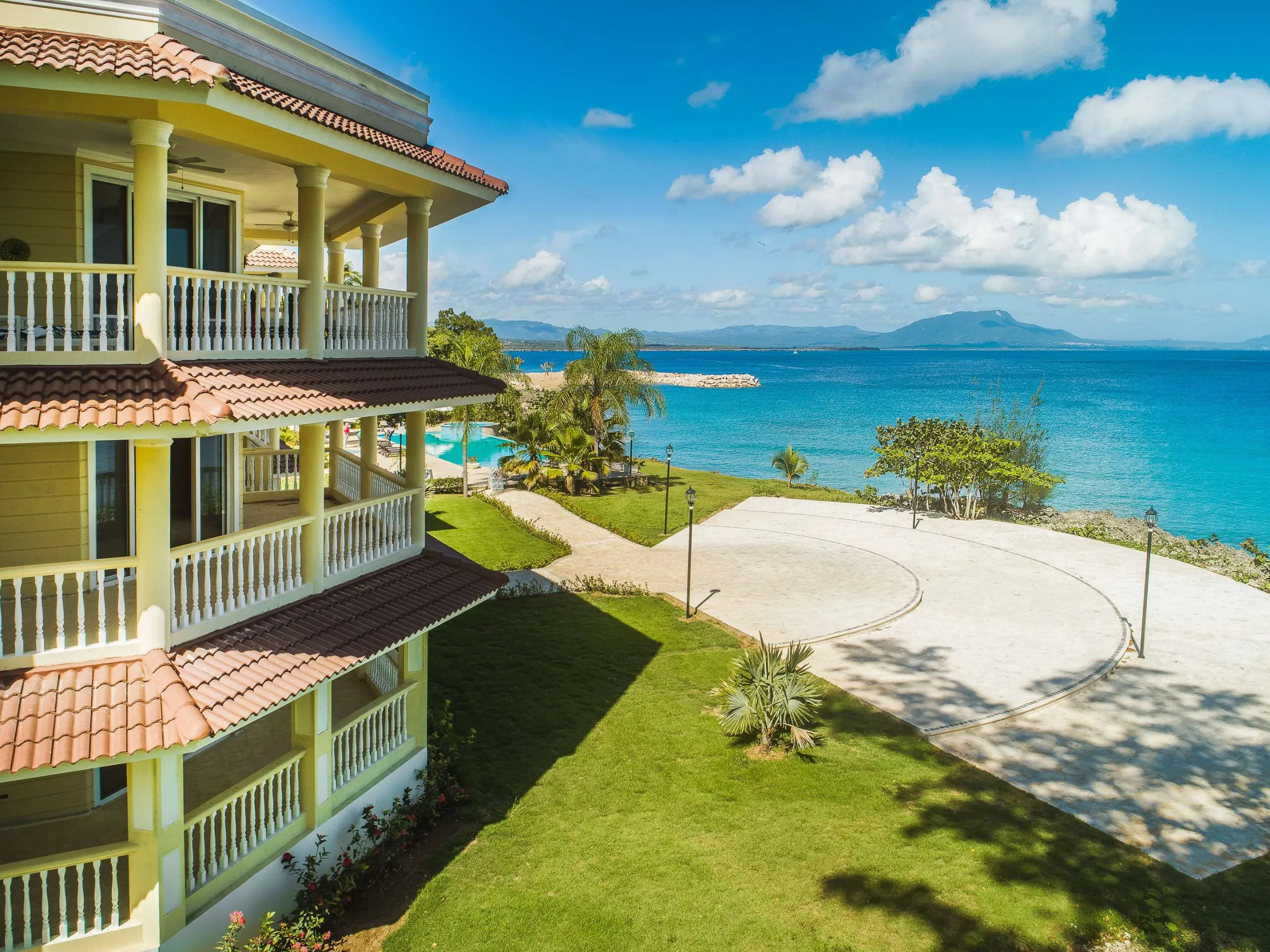 Hispaniola Beach Condos L-441A Arial 01