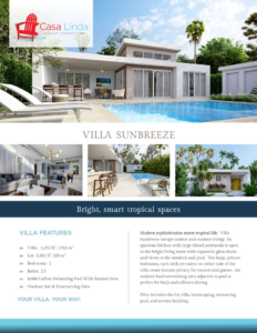 Villa Sunbreeze Details