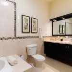 Tropical 6-Bedroom Home for Sale in Casa Linda features Full Ensuite with Soaker Tub and Walk-In Shower