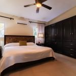 Master Kingsize Bedroom in Main Home with large built-in cabinetry
