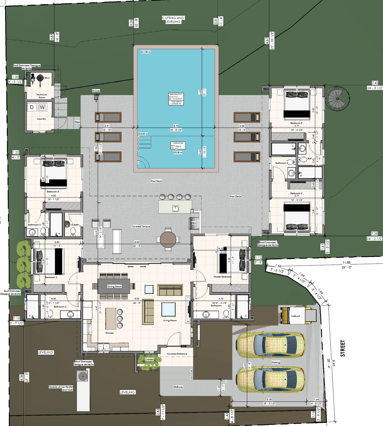 Casa Linda Floor Plans