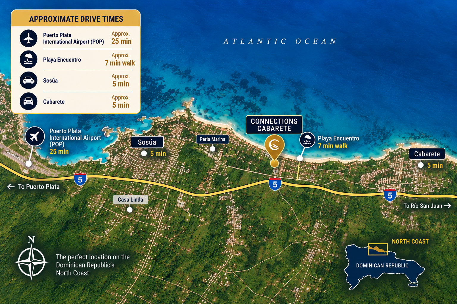 Connections Location Map