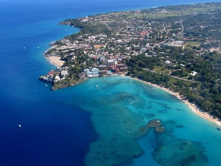 Sosua Arial View of Beaches Bays